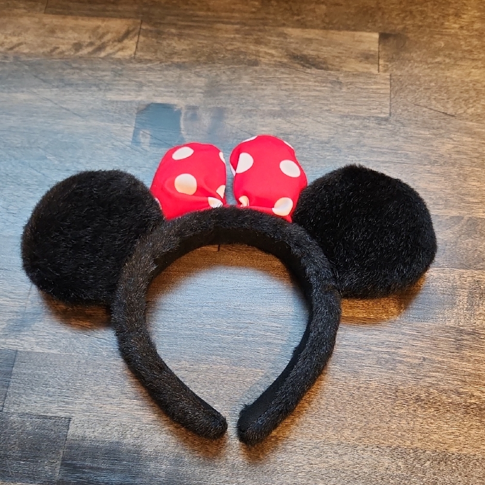 Minnie Moose Polka Dot Bow Mouse Ears Headband